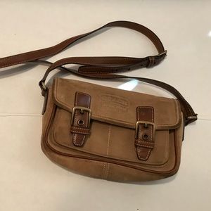 Coach Suede Saddle Purse